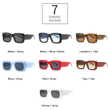 Load image into Gallery viewer, SO&amp;EI Square Sunglasses Women Brand Designer Vintage  Female Sun Glasses Shades UV400 Men Retro Trending Eyewear