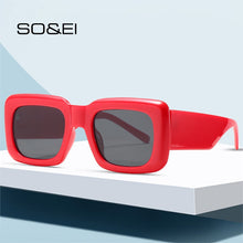 Load image into Gallery viewer, SO&amp;EI Square Sunglasses Women Brand Designer Vintage  Female Sun Glasses Shades UV400 Men Retro Trending Eyewear