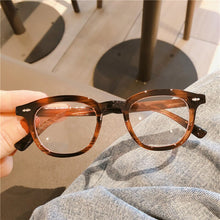 Load image into Gallery viewer, SO&amp;EI Square Women Optical Glasses Frame Clear Anti-Blu-Ray Eyewear Vintage Nail Eyeglasses Frame Men Computer Goggles