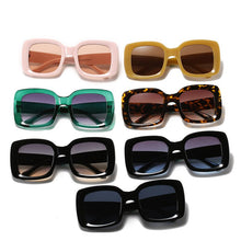 Load image into Gallery viewer, SO&amp;EI Trending Women Outdoor Square Sunglasses Shades UV400 Vintage Men Gradient Yellow Pink Sun Glasses