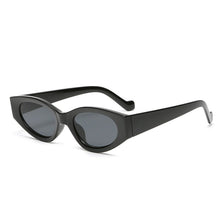 Load image into Gallery viewer, SO&amp;EI Ins Popular Cat Eye Woman Sunglasses Vintage Oval Jelly Orange Tea Eyewear Shades UV400 Men Champagne Sun Glasses