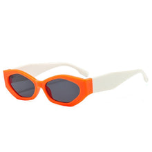 Load image into Gallery viewer, SO&amp;EI Ins Popular Polygon Cat Eye Women Sunglasses Retro Colorful Oval Eyewear Shades UV400 Men Trending Sun Glasses
