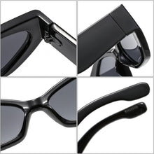 Load image into Gallery viewer, SO&amp;EI Ins Popular Polygon Cat Eye Women Sunglasses Retro Colorful Oval Eyewear Shades UV400 Men Trending Sun Glasses