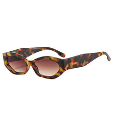 Load image into Gallery viewer, SO&amp;EI Ins Popular Polygon Cat Eye Women Sunglasses Retro Colorful Oval Eyewear Shades UV400 Men Trending Sun Glasses