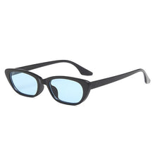 Load image into Gallery viewer, SO&amp;EI Ins Popular Small Cat Eye Sunglasses Women Vintage Leopard Champagne Eyewear Trending Men Shades UV400 Sun Glasses