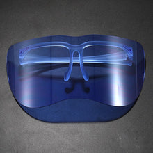 Carica l&#39;immagine nel visualizzatore di Gallery, SO&amp;EI Oversized One Piece Rimless Goggle Men Sports Driving Windproof Sunglasses Clear Ocean Lens Women Big Shades Mask