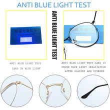 Load image into Gallery viewer, SO&amp;EI Retro Classic Oval Women Metal Glasses Frame Clear Anti-Blu-Ray Eyewear Men Optical Round Frames Computer Goggles