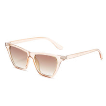 Load image into Gallery viewer, SO&amp;EI Retro Small Cat Eye Jelly Color Sunglasses Women Green Tea Eyewear Shades UV400 Men Gradient Color Sun Glasses