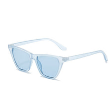 Load image into Gallery viewer, SO&amp;EI Retro Small Cat Eye Jelly Color Sunglasses Women Green Tea Eyewear Shades UV400 Men Gradient Color Sun Glasses