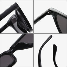 Load image into Gallery viewer, SO&amp;EI Retro Small Cat Eye Jelly Color Sunglasses Women Green Tea Eyewear Shades UV400 Men Gradient Color Sun Glasses