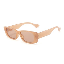 Load image into Gallery viewer, SO&amp;EI Retro Small Rectangle Sunglasses Women Ins Popular Fashion Candy Color Eyewear Men Square Sun Glasses Shades UV400
