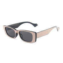 Load image into Gallery viewer, SO&amp;EI Retro Small Rectangle Sunglasses Women Ins Popular Fashion Candy Color Eyewear Men Square Sun Glasses Shades UV400
