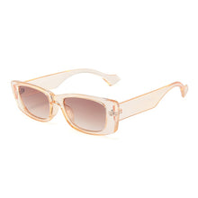 Load image into Gallery viewer, SO&amp;EI Retro Small Rectangle Sunglasses Women Ins Popular Fashion Candy Color Eyewear Men Square Sun Glasses Shades UV400