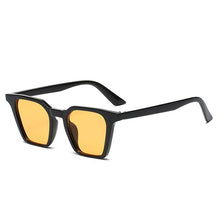 Carica l&#39;immagine nel visualizzatore di Gallery, SO&amp;EI Retro Square Candy Color Occhiali da sole da donna Blu Verde Shades UV400 Men Cat Eye Occhiali da sole Leopard Gradient Eyewear 