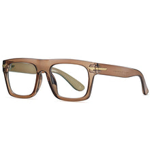 Carica l&#39;immagine nel visualizzatore di Gallery, SO&amp;EI Retro Square Clear Anti-Blu-Ray Eyewear TR90 Women Glasses Frame Men Optical Eyeglasses Frame Computer Goggles