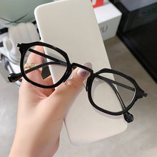 Load image into Gallery viewer, SO&amp;EI Retro Square TR90 Metal Women Glasses Frame Clear Anti-Blu-Ray Spring Hinge Men Optical Eyeglasses Frame