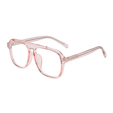 Load image into Gallery viewer, SO&amp;EI Vintage Square TR90 Spring Hinge Women Nail Glasses Frame Men Optical Eyeglasses Frame Stainless Steel Wire Arm Eyewear