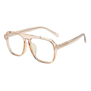 SO&EI Vintage Square TR90 Spring Hinge Women Nail Glasses Frame Men Optical Eyeglasses Frame Stainless Steel Wire Arm Eyewear
