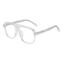 Load image into Gallery viewer, SO&amp;EI Vintage Square TR90 Spring Hinge Women Nail Glasses Frame Men Optical Eyeglasses Frame Stainless Steel Wire Arm Eyewear