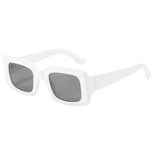 Load image into Gallery viewer, SO&amp;EI Vintage Square Women Sunglasses UV400 Men Trending Red Blue Sun Glasses Outdoor Eyewear Shades