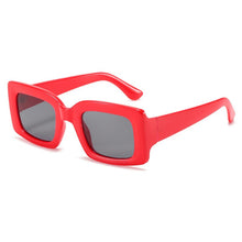 Load image into Gallery viewer, SO&amp;EI Vintage Square Women Sunglasses UV400 Men Trending Red Blue Sun Glasses Outdoor Eyewear Shades