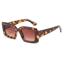 Load image into Gallery viewer, SO&amp;EI Vintage Square Women Sunglasses UV400 Men Trending Red Blue Sun Glasses Outdoor Eyewear Shades
