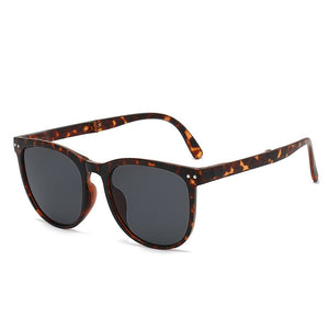 SO&amp;EI Foldable Women Round Sunglasses Shades UV400 Retro Rivets Eyewear Trending Men Driving Sun Glasses