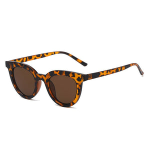 SO&amp;EI Retro Jelly Color Round Sunglasses Women Blue Pink Trending Shades UV400 Men Sun Glasses