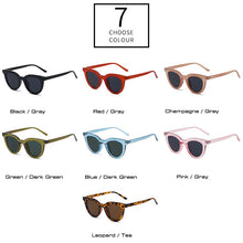Load image into Gallery viewer, SO&amp;EI Retro Jelly Color Round Sunglasses Women Blue Pink Trending Shades UV400 Men Sun Glasses