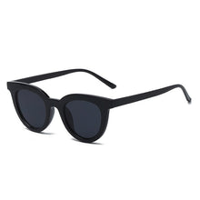 Load image into Gallery viewer, SO&amp;EI Retro Jelly Color Round Sunglasses Women Blue Pink Trending Shades UV400 Men Sun Glasses