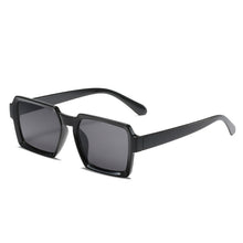 Carica l&#39;immagine nel visualizzatore di Gallery, SO&amp;EI Retro Square Gradient Sunglasses Women Champagne Yellow Shades UV400 Men Trending Sun Glasses