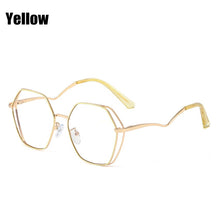 Load image into Gallery viewer, SOOLALA 2023 Irregular Alloy Eyewear Prescription Myopia Eyeglasses Frame Women Transparent Computer Anti Blue Light Glasses
