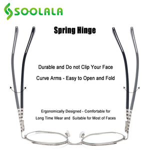 SOOLALA Oversized Alloy Irregular Women Optical Glasses Frame Prescription Transparent Lens Anti Blue Light Computer Eyeglasses