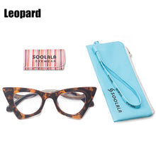 Load image into Gallery viewer, SOOLALA Prescription Glasses Irregular Cat Eye Women Myopia Optical Glasses Frame Eyeglasses Anti Blue Light Computer Eyewear