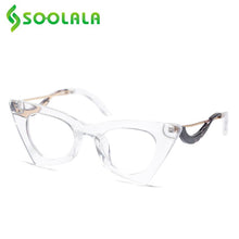 Load image into Gallery viewer, SOOLALA Prescription Glasses Irregular Cat Eye Women Myopia Optical Glasses Frame Eyeglasses Anti Blue Light Computer Eyewear