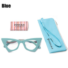 Load image into Gallery viewer, SOOLALA Prescription Glasses Irregular Cat Eye Women Myopia Optical Glasses Frame Eyeglasses Anti Blue Light Computer Eyewear