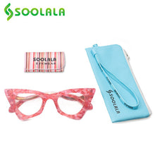 Load image into Gallery viewer, SOOLALA Prescription Glasses Irregular Cat Eye Women Myopia Optical Glasses Frame Eyeglasses Anti Blue Light Computer Eyewear