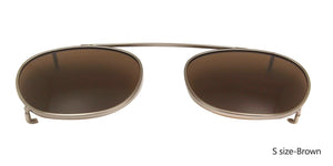 SORBERN Johnny Depp Sunglasses Clip On Polarized Lens For 2 Size Optical Glasses Stainless Steel Frame