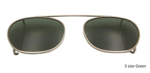 SORBERN Johnny Depp Sunglasses Clip On Polarized Lens For 2 Size Optical Glasses Stainless Steel Frame