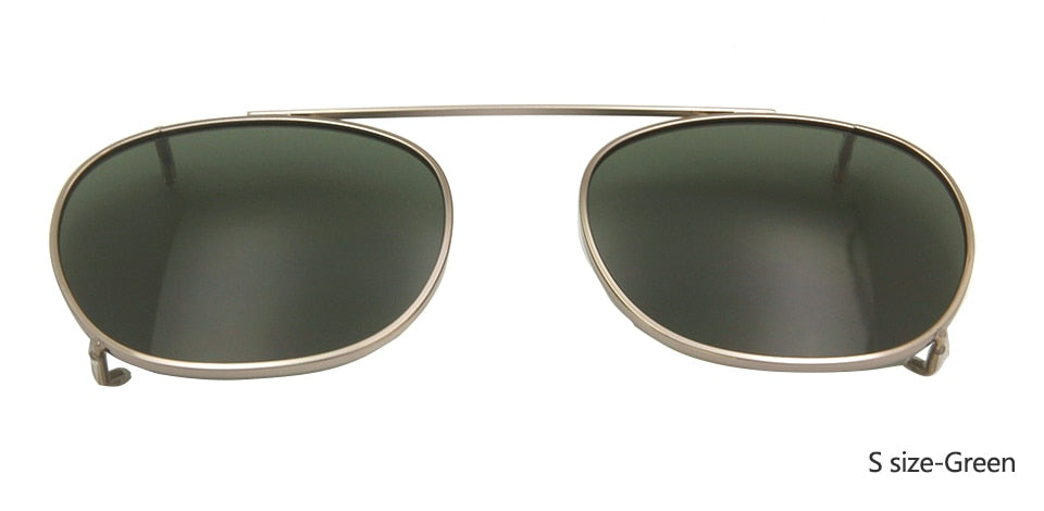 SORBERN Johnny Depp Sunglasses Clip On Polarized Lens For 2 Size Optical Glasses Stainless Steel Frame