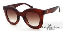 Load image into Gallery viewer, SORVINO 2023 Retro Oversized Cat Eye Sunglasses Women  Brand Designer 90s Tortoiseshell Cateye Sun Glasses Shades SP107