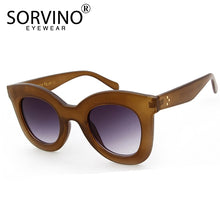 Load image into Gallery viewer, SORVINO 2023 Retro Oversized Cat Eye Sunglasses Women  Brand Designer 90s Tortoiseshell Cateye Sun Glasses Shades SP107