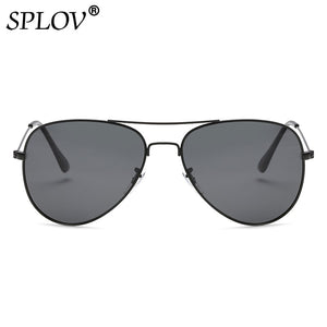 SPLOV Aviation Polarized Sunglasses Men Women Classic Pilot Sun Glasses Vintage Metal Driving Eyewear Oculos De Sol