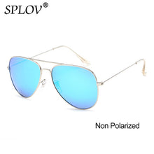 Load image into Gallery viewer, SPLOV Aviation Polarized Sunglasses Men Women Classic Pilot Sun Glasses Vintage Metal Driving Eyewear Oculos De Sol