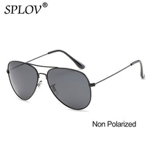 Load image into Gallery viewer, SPLOV Aviation Polarized Sunglasses Men Women Classic Pilot Sun Glasses Vintage Metal Driving Eyewear Oculos De Sol
