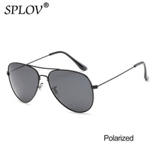 Load image into Gallery viewer, SPLOV Aviation Polarized Sunglasses Men Women Classic Pilot Sun Glasses Vintage Metal Driving Eyewear Oculos De Sol