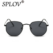 Load image into Gallery viewer, SPLOV Ray Brand Designer Women Polarized Sunglasses Square Polygon Sun Glasses Men Retro Shades Hexagon Metal Frame TOP UV400