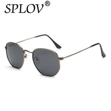 Load image into Gallery viewer, SPLOV Ray Brand Designer Women Polarized Sunglasses Square Polygon Sun Glasses Men Retro Shades Hexagon Metal Frame TOP UV400