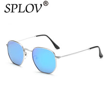 Load image into Gallery viewer, SPLOV Ray Brand Designer Women Polarized Sunglasses Square Polygon Sun Glasses Men Retro Shades Hexagon Metal Frame TOP UV400