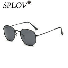 Load image into Gallery viewer, SPLOV Ray Brand Designer Women Polarized Sunglasses Square Polygon Sun Glasses Men Retro Shades Hexagon Metal Frame TOP UV400